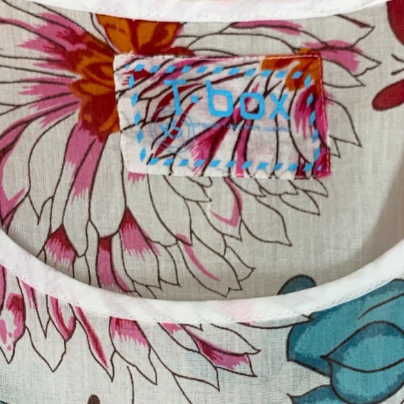 T-box Sheer‎ Floral Swimsuit Cover-Up Dress - Picture 13 of 14